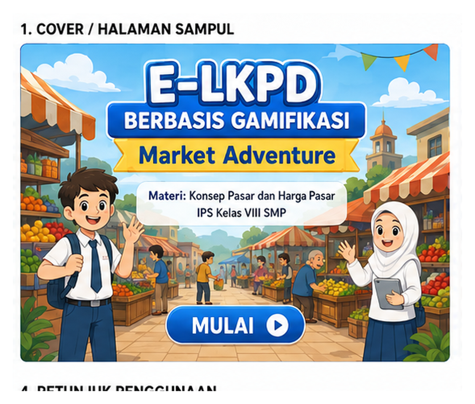 E-LKPD Market Adventure - Konsep Pasar dan Harga Pasar
